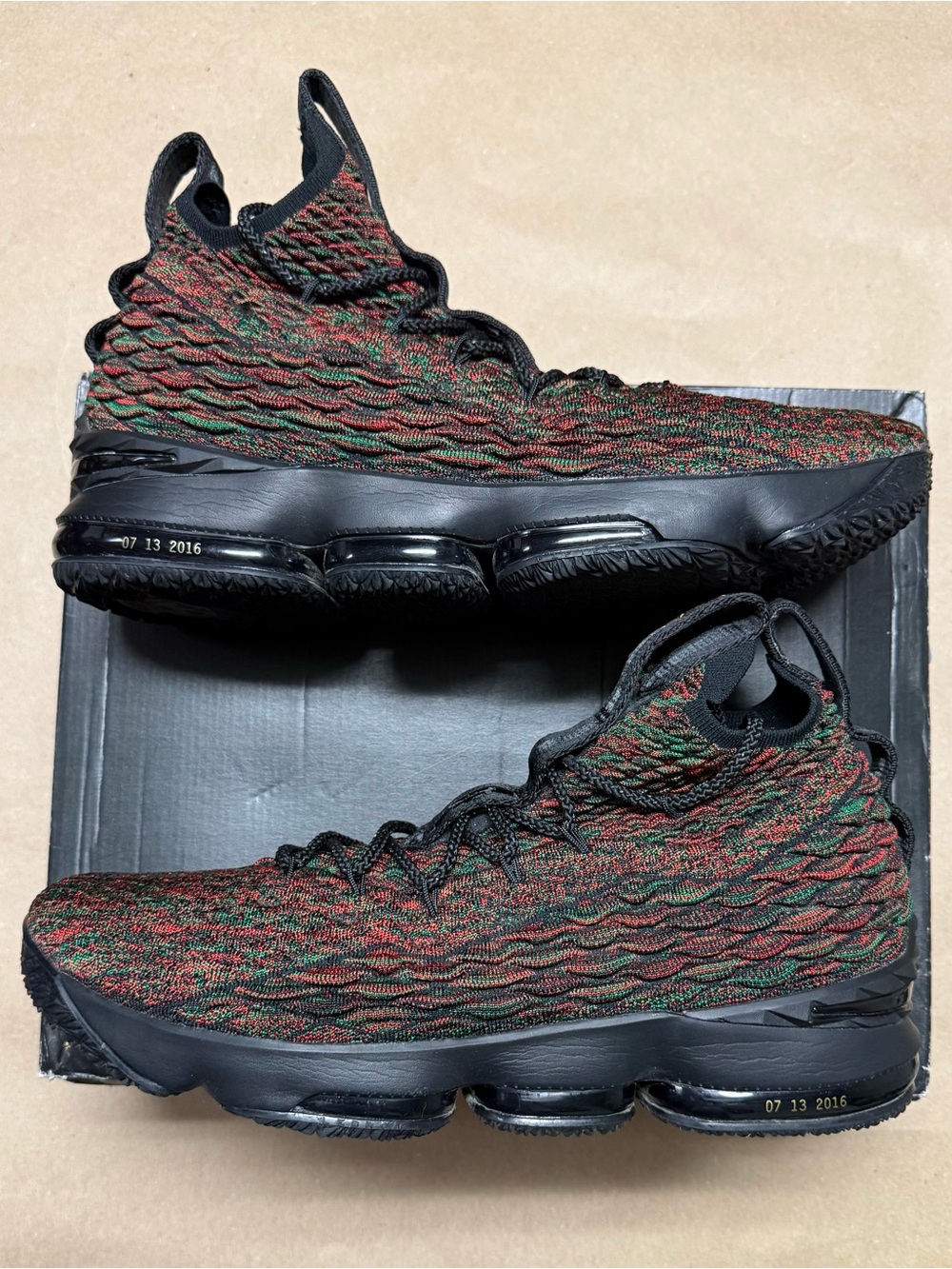 Nike Air Lebron 15 XV BHM men’s size 14 basketball shoes Rare NDS!